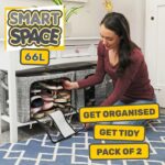 Smart Space 66L – The Best smart space storage boxes 66l metal frame
